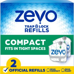 Zevo Compact Flying Insect Trap Refill - 2 Refill Cartridges