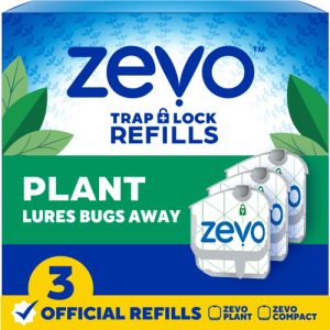 Zevo Plant Flying Insect Trap Refill - 3 Refill Cartridges