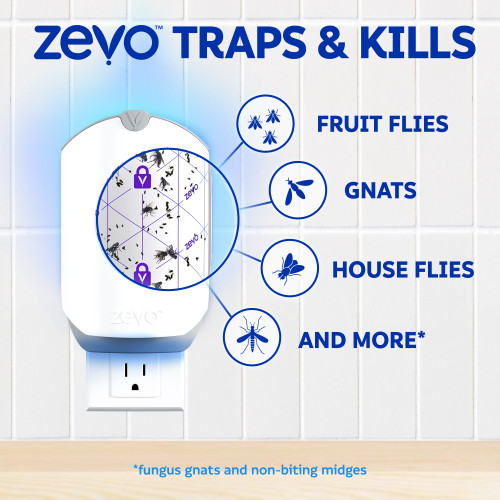Flying Insect Trap, Fly Trap: (1 Plug-In Base + 1 Cartridge) - Image 4