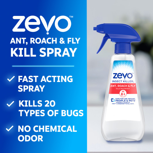 Zevo Multi-Insect Killer - Ant, Roach, Fly 12oz - Image 2